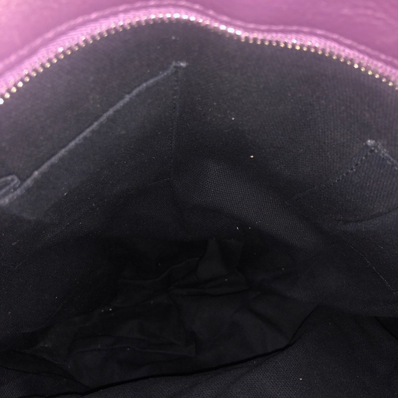 Large purple Burberry Leather tote! - Picture 7 of 8